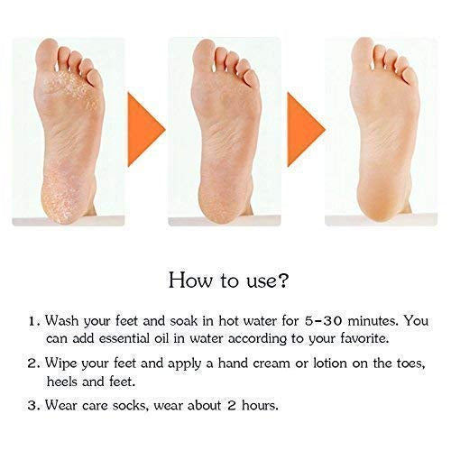 Full Length Silicone Moisturizing Socks for Cracked Heels