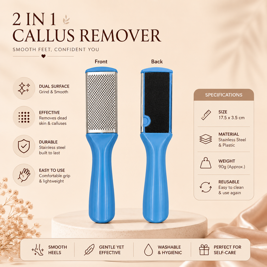 Professional Double-Sided Foot File & Callus Remover