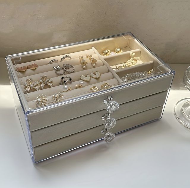 3 Drawer Acrylic Jewelry Organizer by Husn o Jamaal