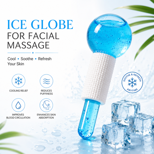 Crystal Ice Globes – Cooling Face & Eye Massage Tools
