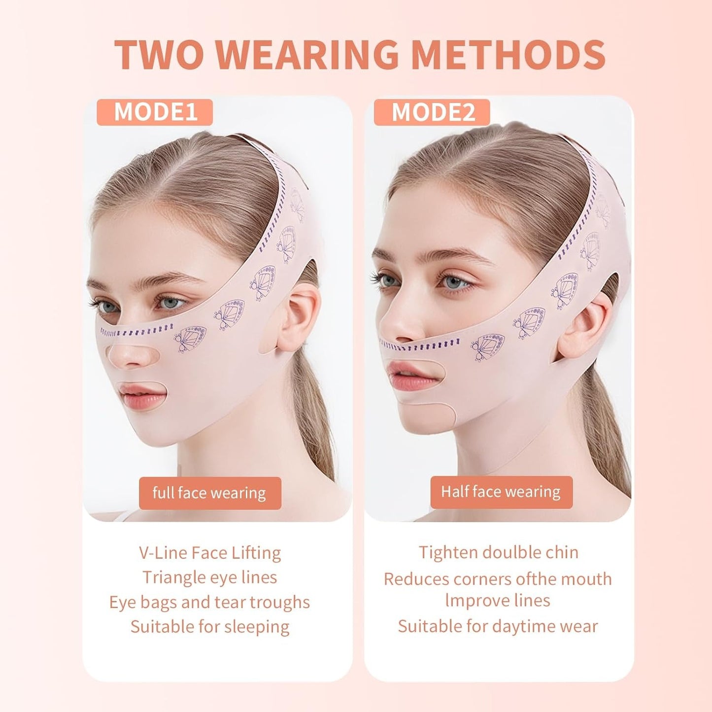 Face Slimming Belt – Reusable Chin Lift & Jawline Support Strap