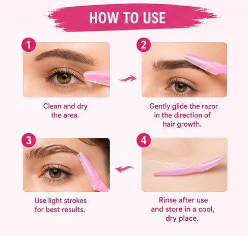 Eyebrow Razor Set (3 Pack) – Facial Hair Remove