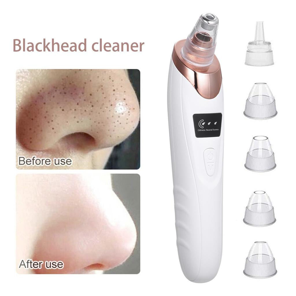 5-in-1 Blackhead Remover Machine – Derma Suction Pore Vacuum Cleaner