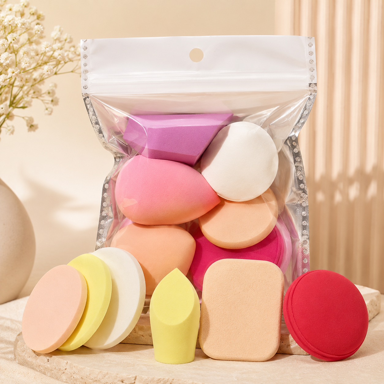 Pack of 6 Makeup Sponge Set | Beauty Blender Foundation Sponges