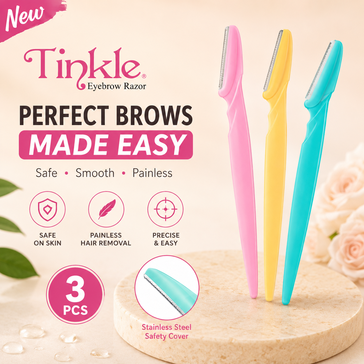 Eyebrow Razor Set (3 Pack) – Facial Hair Remove