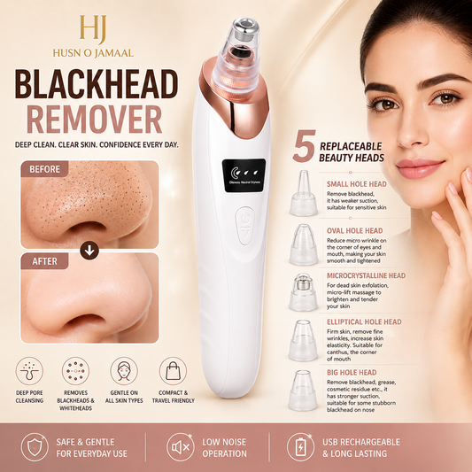5-in-1 Blackhead Remover Machine – Derma Suction Pore Vacuum Cleaner