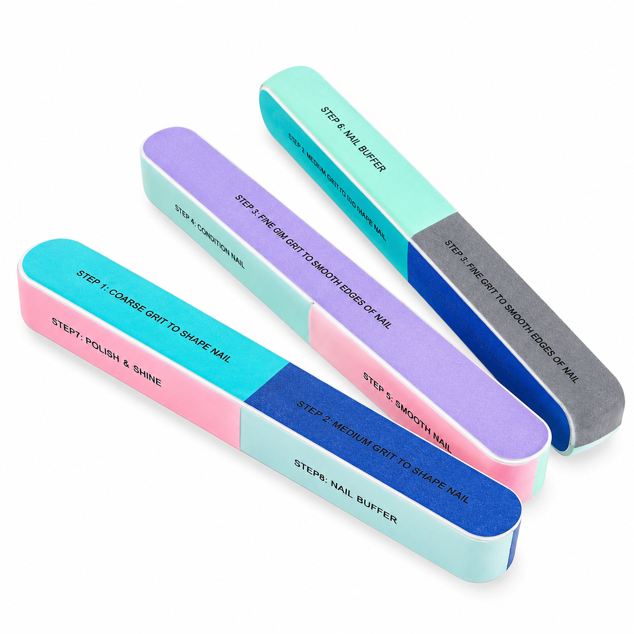 7-Way Nail Buffer Block – Professional Nail File & Shine Buffer