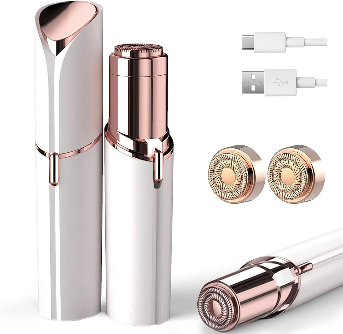 Facial Hair Remover for Women – USB Rechargeable Precision Trimmer