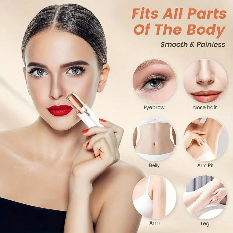 Facial Hair Remover for Women – USB Rechargeable Precision Trimmer