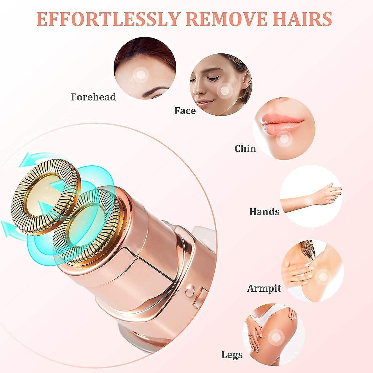 2-in-1 Eyebrow & Facial Hair Remover – Precision Trimmer By Husn o Jamaal
