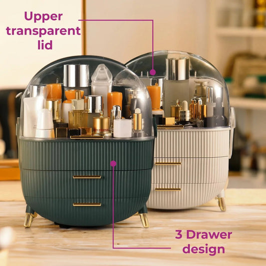 Acrylic Makeup Organizer Box - Multi-Layer & Premium - By HOJ