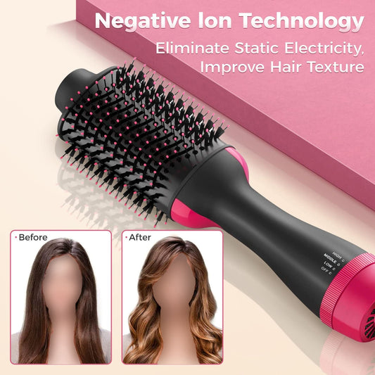 One Step 3-in-1 Hair Dryer Brush | Hot Air Styler, Straightener & Volumizer