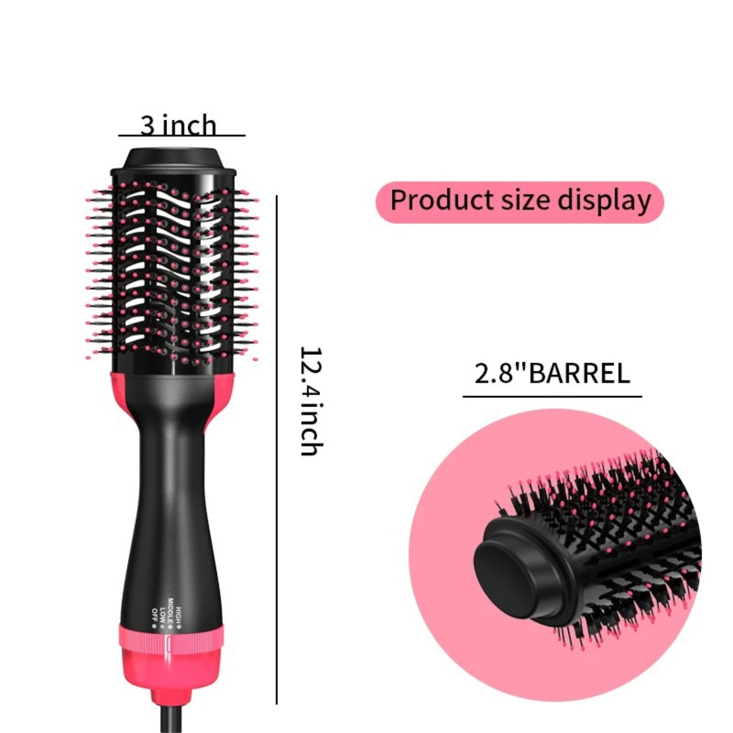 One Step 3-in-1 Hair Dryer Brush | Hot Air Styler, Straightener & Volumizer