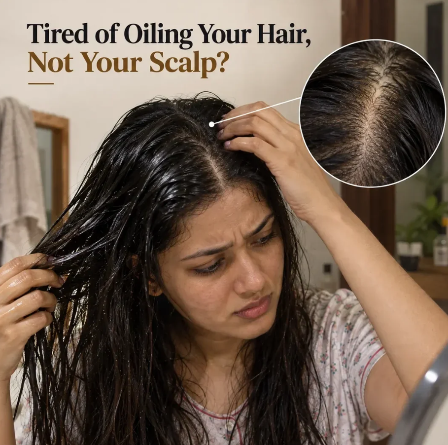 Hair Oil Applicator Comb – Scalp Oiling & Massage Tool