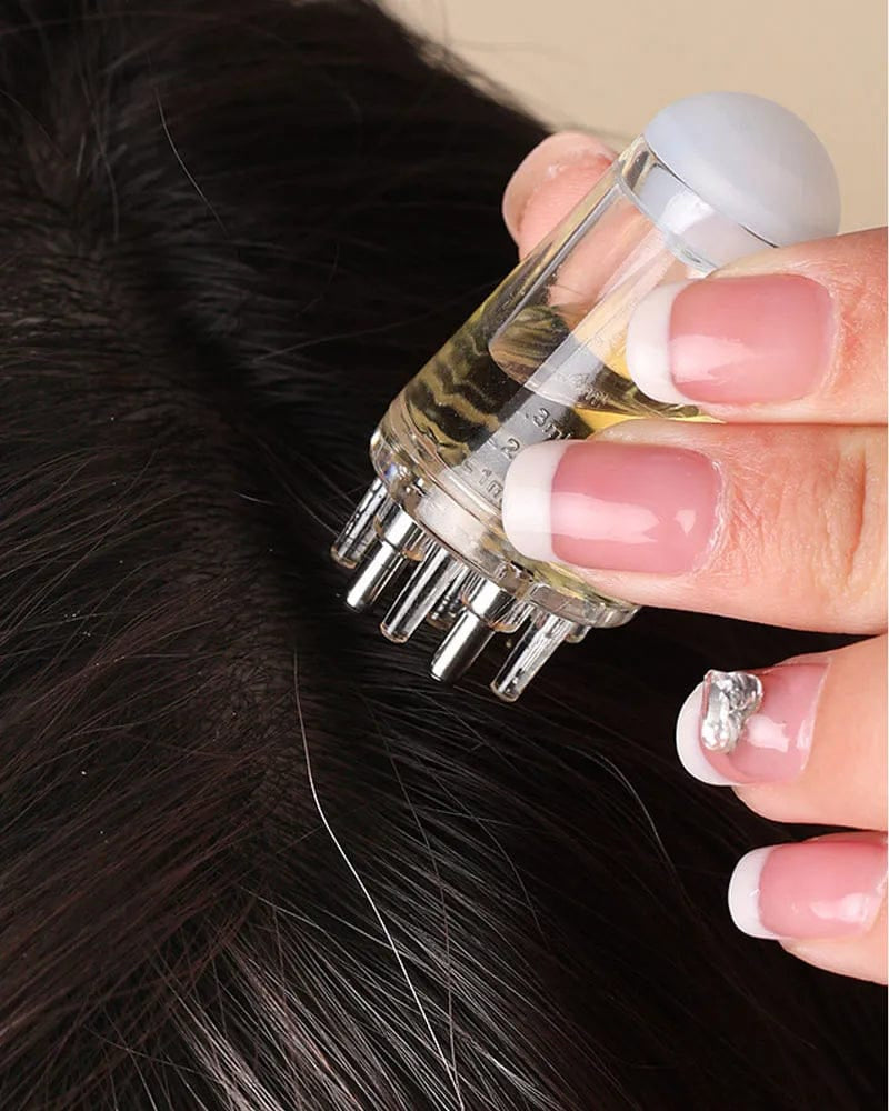Mini Portable Scalp Applicator Comb | Hair Oil & Serum Massage Applicator