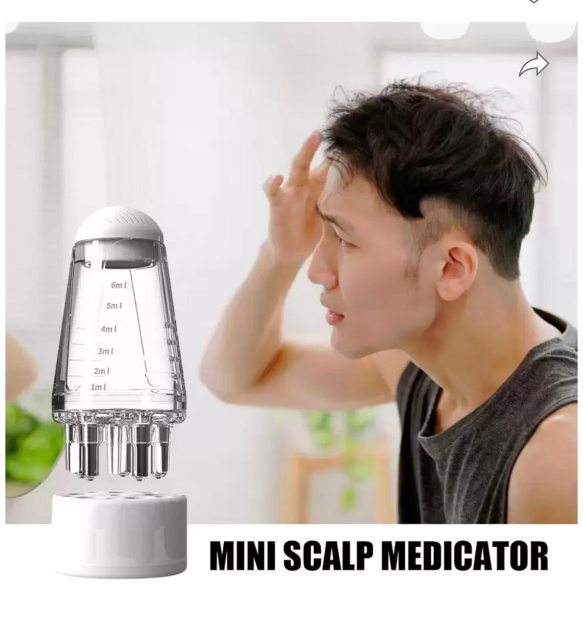 Mini Portable Scalp Applicator Comb | Hair Oil & Serum Massage Applicator