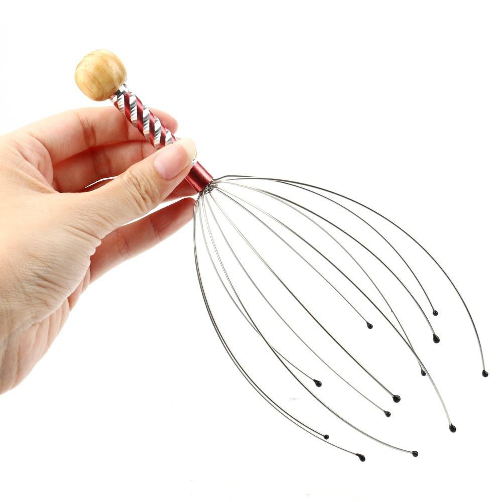 Octopus Head Scalp Massager | Stainless Steel Head Massage Tool
