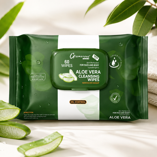 Makeup Remover Wipes | 60 Large Face Cleansing Wipes