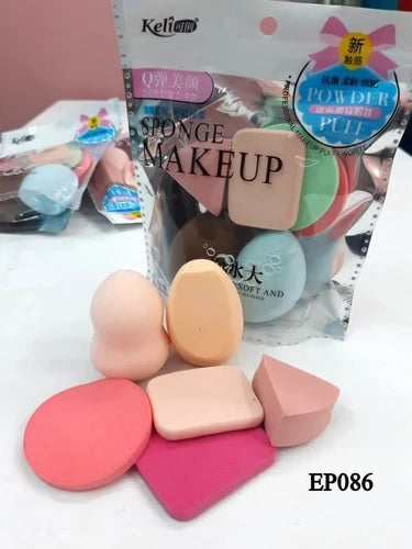Pack of 6 Makeup Sponge Set | Beauty Blender Foundation Sponges